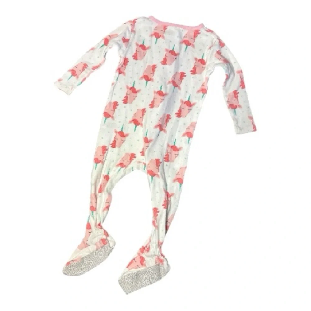 BUNDLE CARTER’S 2-Pieces Animal and Unicorn Print Footies